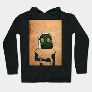 Unleash NFT Character - Molotov Cocktail Waves with FemaleMask on TeePublic Hoodie